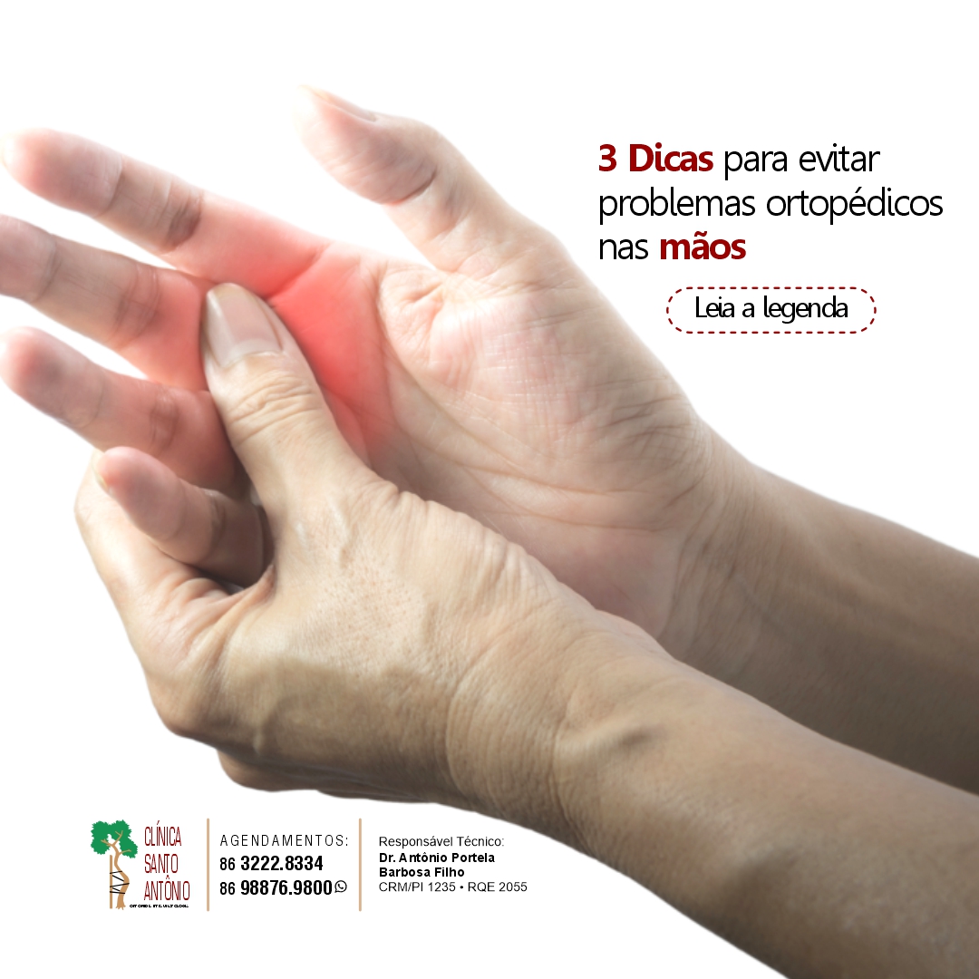 No momento, você está visualizando 3 Dicas para evitar problemas ortopédicos nas mãos