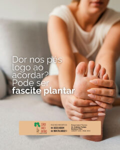 Leia mais sobre o artigo Fascite plantar