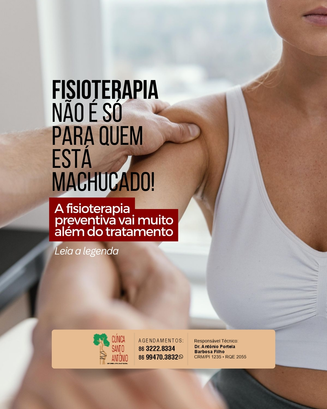 Leia mais sobre o artigo Fisioterapia não é só para quem está machucado
