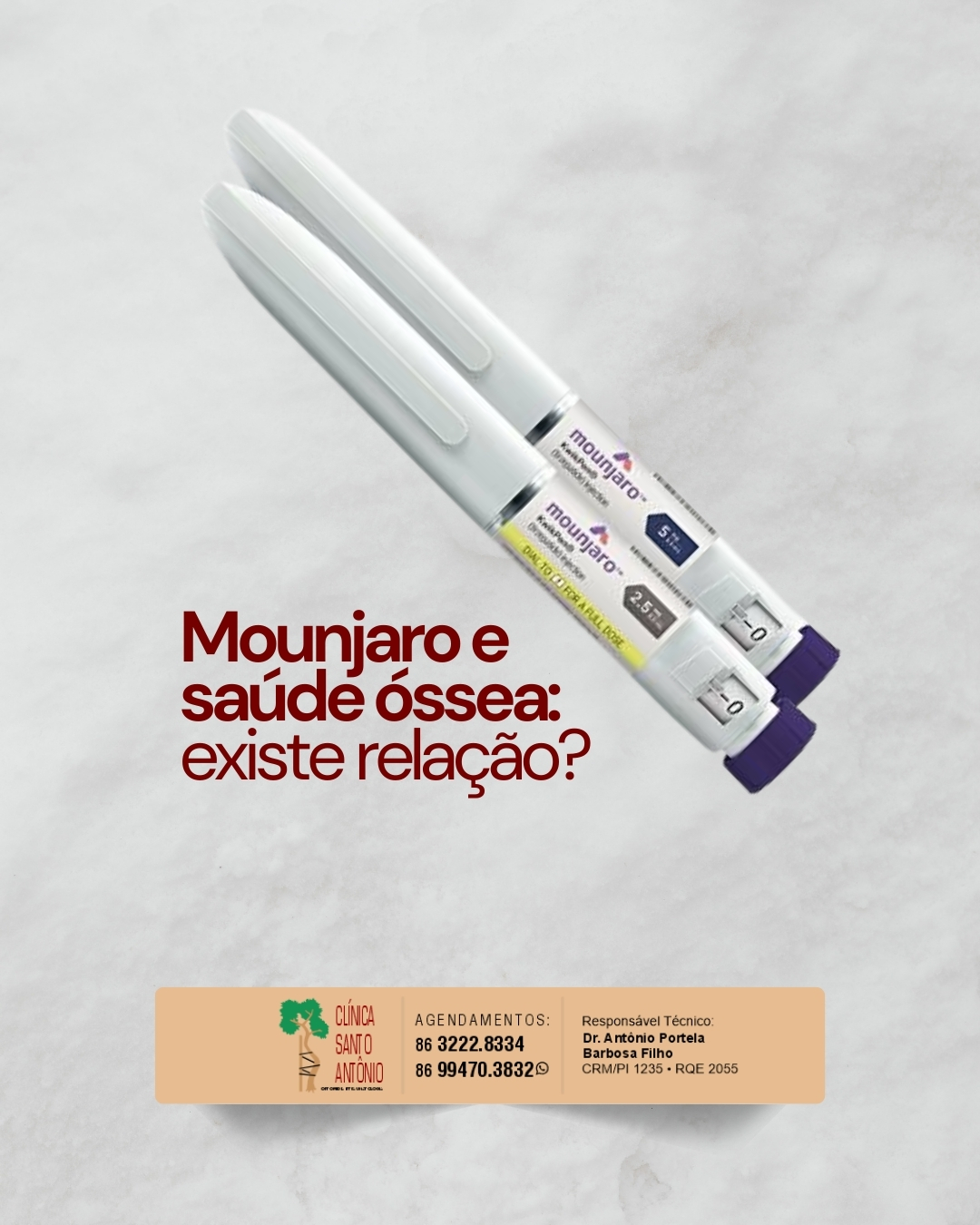 Leia mais sobre o artigo  Mounjaro e saúde óssea: existe relação?