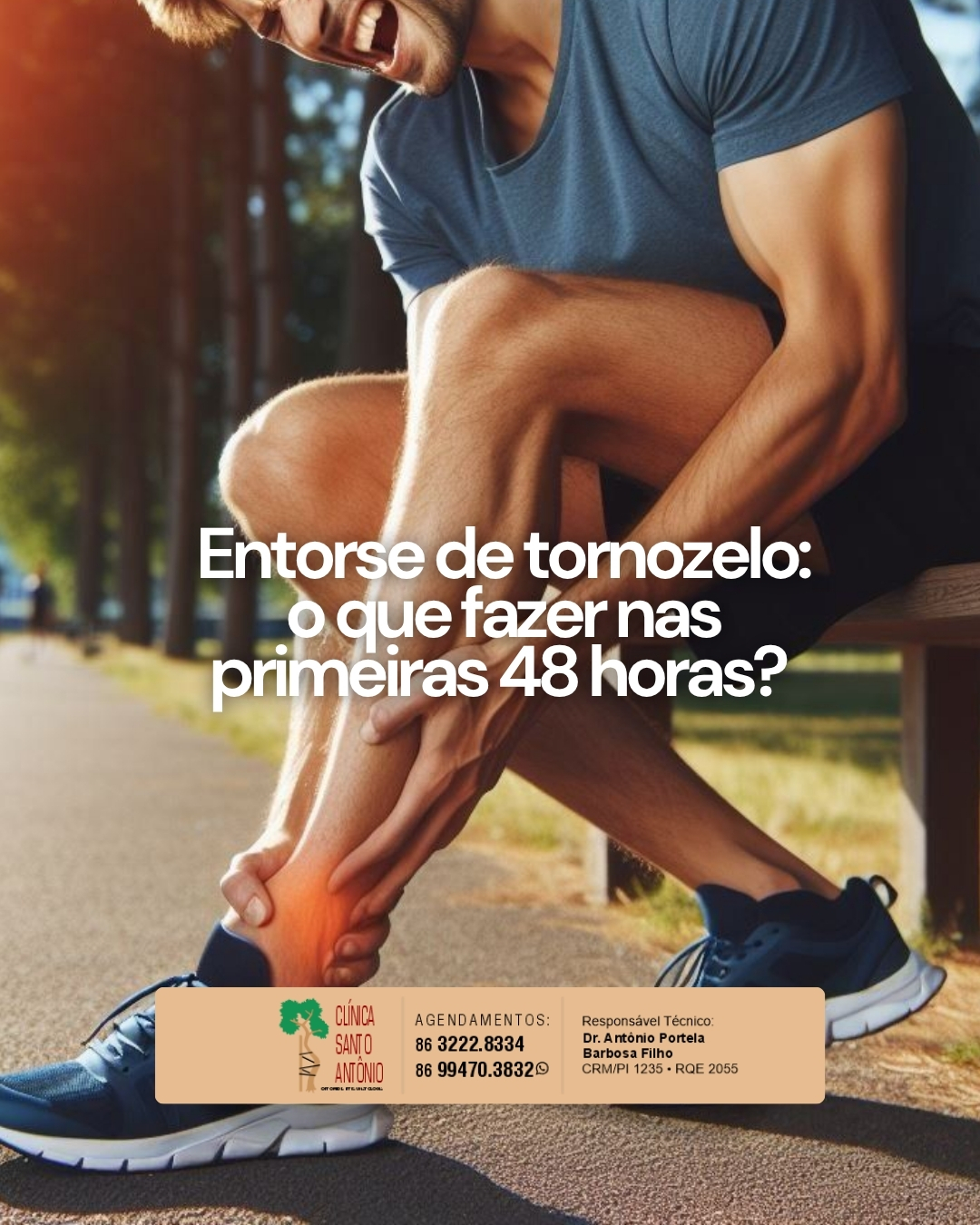 Leia mais sobre o artigo Entorse de tornozelo