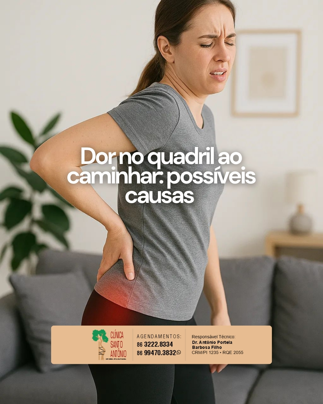Leia mais sobre o artigo Dor no quadril ao caminhar